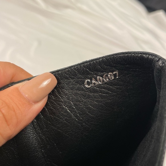 Christian Dior Vintage Leather Black Heeled Boots - Picture 8 of 8